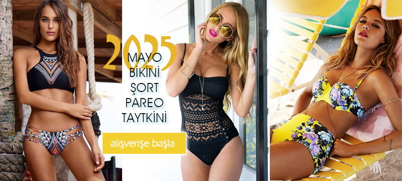 Angelsin 2025 Plaj Modası: Mayo Bikini Pareo Şort