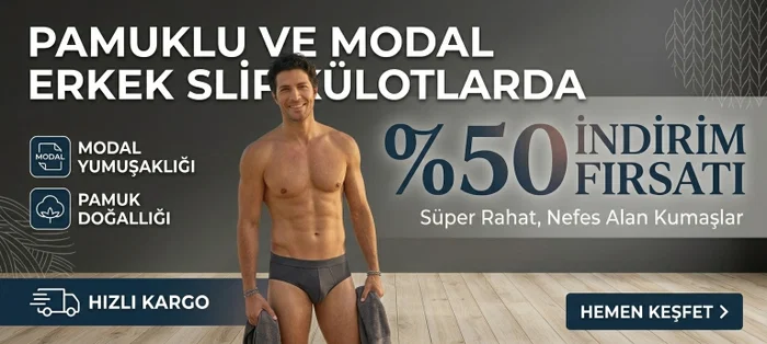 Erkük Slip Külot Modelleri