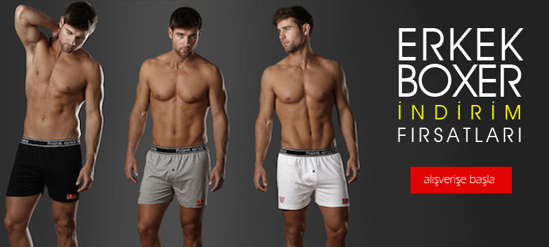 Erkek Boxer Modellerinde Büyük İndirim 