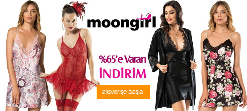 Moongirl ve MineNaz Gecelik Ve Seksi İç Giyim ürünlerinde Büyük İndirim!