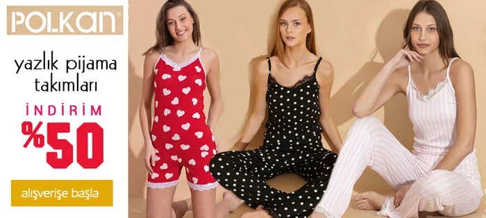 Polkan Yazlık Pijama Takımları