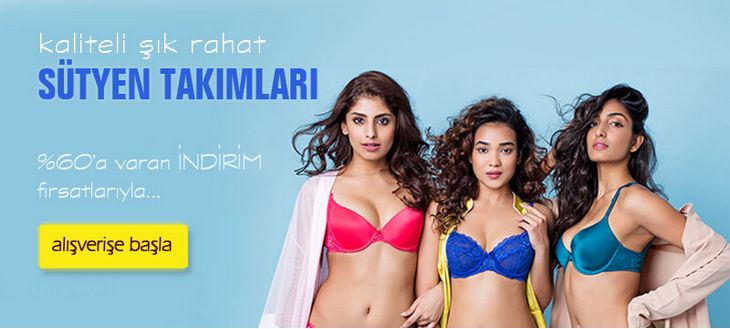 Sütyen Takımları %60 a varan İndirim Fırsatı