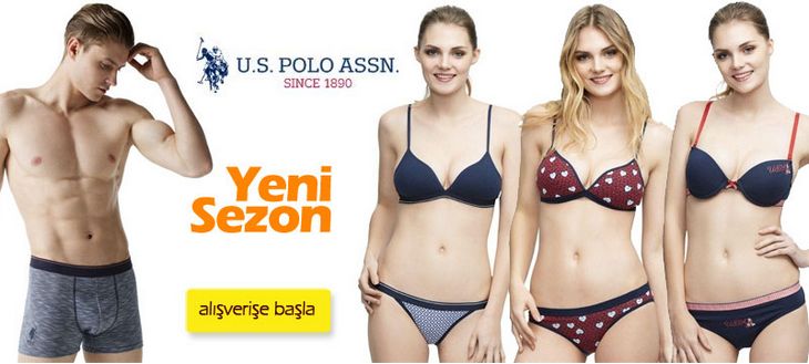 US Polo Assn Yeni Sezon Bay Bayan İç Giyim Koleksiyonu