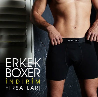 Erkek Boxer Modellerinde Büyük İndirim 