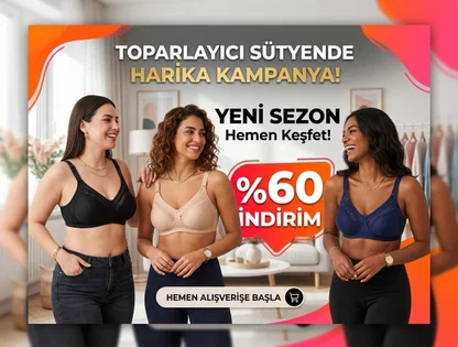 Toparlayıcı sütyen modellerinde inanılmaz kampanya!