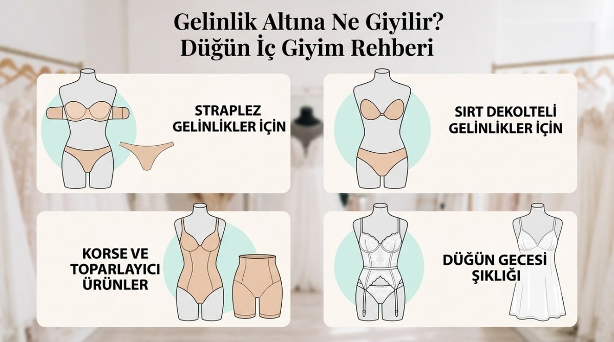 Gelinlik Altına Ne Giyilir? Düğün İç Giyim Rehberi