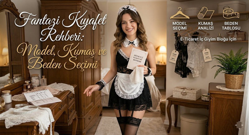Hizmetçi Kostümü ve Fantazi Kıyafet Rehberi: Model, Kumaş ve Beden Seçimi