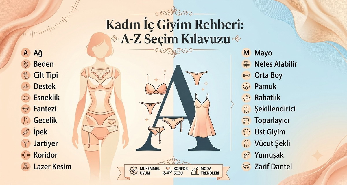 Kadın İç Giyim Rehberi: A-Z Seçim Kılavuzu