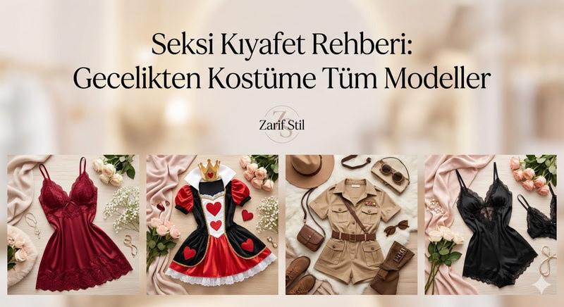 Seksi Kıyafet Rehberi: Gecelikten Kostüme Tüm Modeller