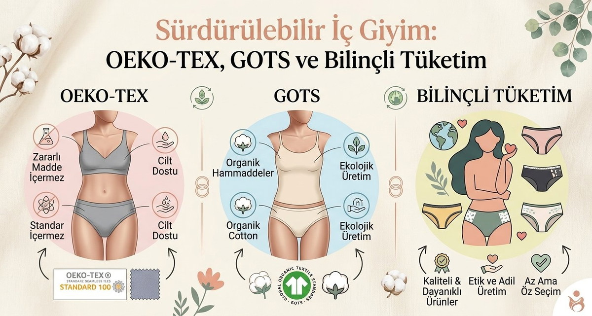 Sürdürülebilir İç Giyim: OEKO-TEX, GOTS ve Bilinçli Tüketim
