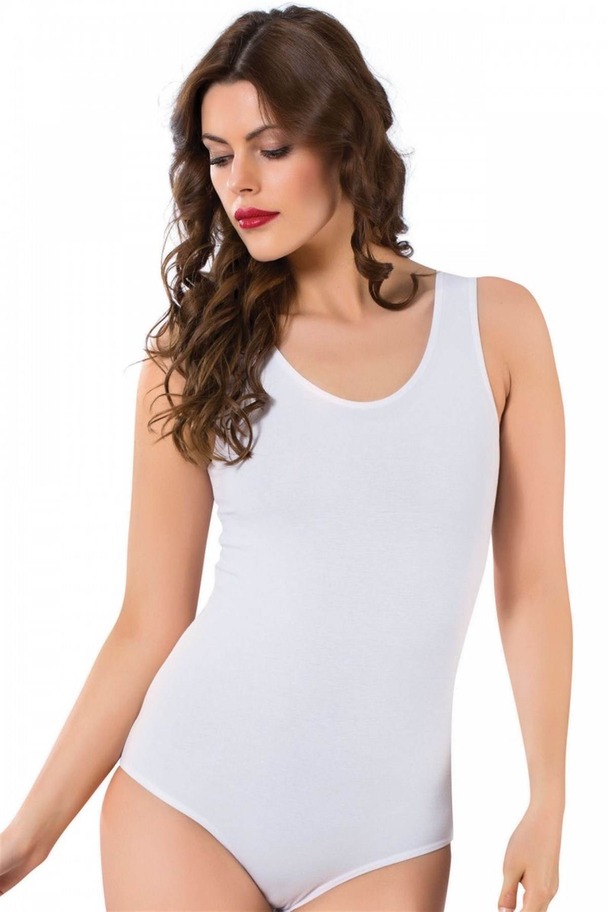 Akbeniz Bayan Kalın Askılı Body 238