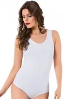 Akbeniz Bayan Kalın Askılı Body 238 Beyaz