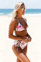 Angelsin Yüksek Bel Şık Bikini Altı Çok Renkli farklı açı