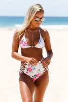 Angelsin Yüksek Bel Şık Bikini Altı Çok Renkli görsel 4