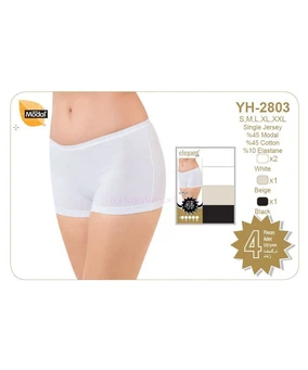 Öztaş Bayan Elegant Şort 4 Lü Paket Öztaş YH2803 - Alternatif Görünüm