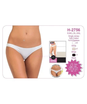 Bayan İz Yapmaz Bikini 4 Lü Paket Öztaş H2756