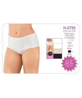 Öztaş Bayan Lycralı Bato 4 Lü Paket Öztaş H2753 - Alternatif Görünüm