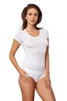 Bayan Tshirt Doreanse 9393 Beyaz görsel 4