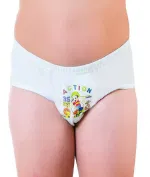 Çocuk Dörtlü 4 Lü Slip Öztaş H3116 Renkli detay görünüm