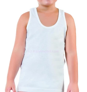 Öztaş Çocuk Düz ve Çizgili Üçlü Atlet Öztaş F3053 - Alternatif Görünüm