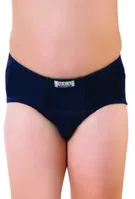 Çocuk Düz ve Çizgili 4 Lü Slip Öztaş H3153 Renkli görsel 4