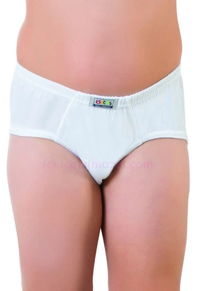 Çocuk Düz ve Çizgili 4 Lü Slip Öztaş H3153