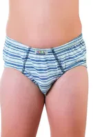 Çocuk Düz ve Çizgili 4 Lü Slip Öztaş H3153 Renkli detay görünüm