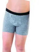 Çocuk Lycralı Boxer Öztaş A3701 Gri