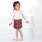 Daymod Yaren Aksesuarlı Çocuk Külotlu Çorap D2141006 Beyaz
