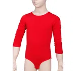 Çıtçıtlı Kız Çocuk Body Uzun Kol - Dono 3340 Kırmızı