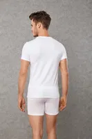 Doreanse Erkek 2li T-Shirt 2800 Beyaz detay görünüm