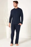 Doreanse Erkek T-Shirt & Pantolon Takım 4500 Lacivert detay görünüm