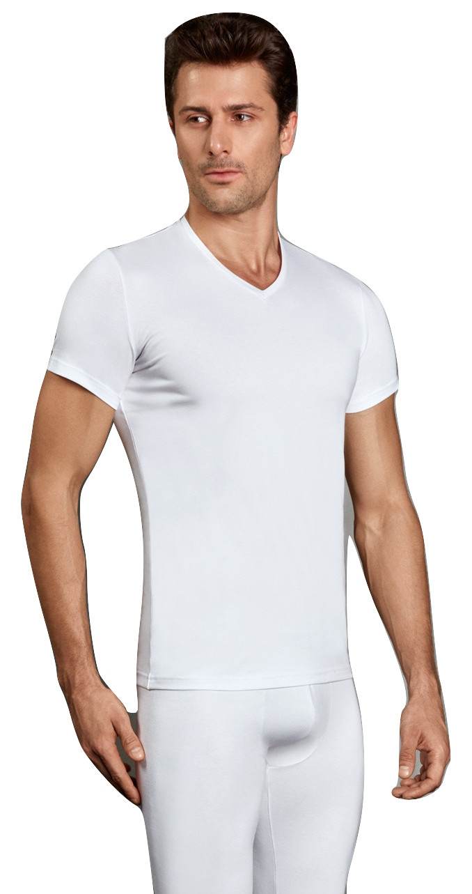 Doreanse Erkek V-Yaka Kısa Kollu V-Neck T-Shirt 2890
