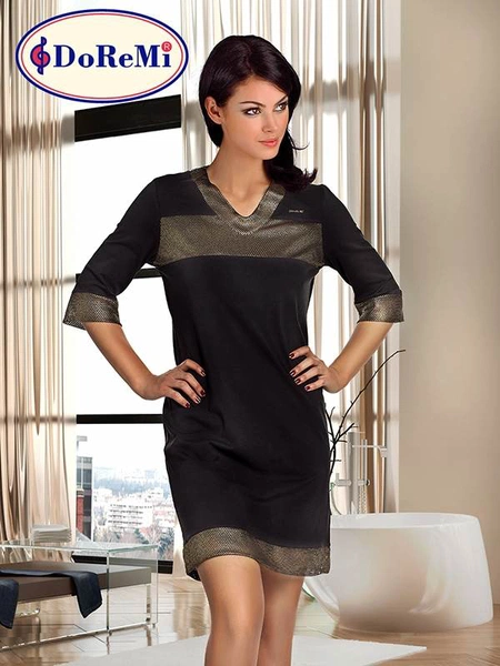 Doremi Black Gold Bayan Penye Gecelik