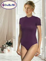 DoReMi Kısa Kollu Body Mor