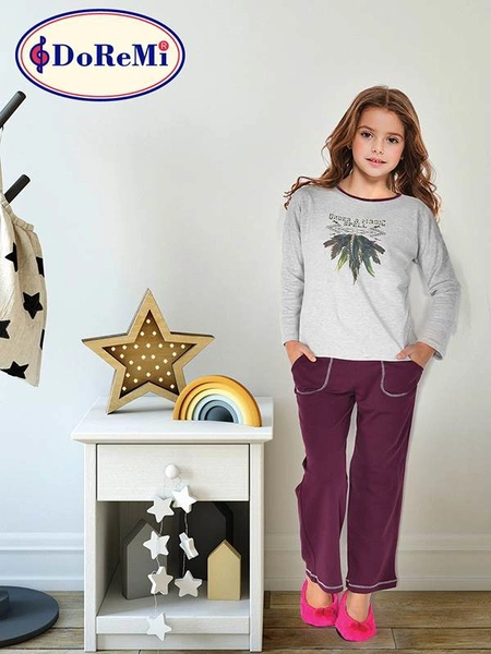 Doremi Kız Çocuk Pijama Takımı