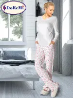 DoReMi Magic Dream Bayan Pijama Takımı Ekru