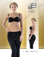 Emay Dikişsiz Tayt 3800 Siyah farklı açı