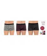 Erkek Çizgili Lyc Boxer 3 Lü Paket Öztaş F1743 Renkli görsel 4