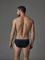 Erkek Likralı Slip Dagi D5182 Lacivert detay görünüm