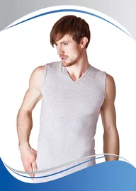 Dono Erkek Lycra Sıfır Kol Atlet Dono 1235