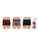 Erkek Lycralı Boxer Üçlü Paket Öztaş F1740 Renkli görsel 4