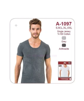 Öztaş Erkek Melanj Açık Yaka Bisiklet Öztaş A1097 - Alternatif Görünüm