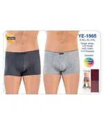 Erkek Modal Boxer İçten Jakarlı Lastik İkili Paket Öztaş YE1965 Renkli farklı açı
