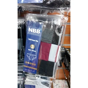 NBB Erkek Penye Slip 3 Lü Paket NBB 730 - Alternatif Görünüm