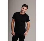 Erkek Siyah Kısa Kollu Fanila