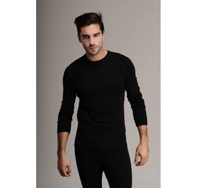 Has Yün Erkek Siyah Uzun Kollu Fanila - Alternatif Görünüm