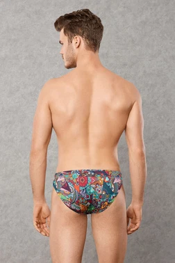 Doreanse Erkek Slip Külot Patchwork Baskılı Men Briefs Doreanse 1217 - Alternatif Görünüm