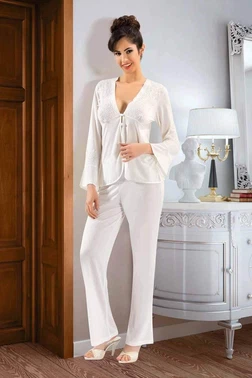 XSES Fantazi 6 lı Gecelik Sabahlık Takım XSES 3004 - Alternatif Görünüm