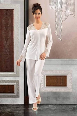 XSES Fantazi Gecelik Sabahlık 6 lı Takım XSES 3001 - Alternatif Görünüm